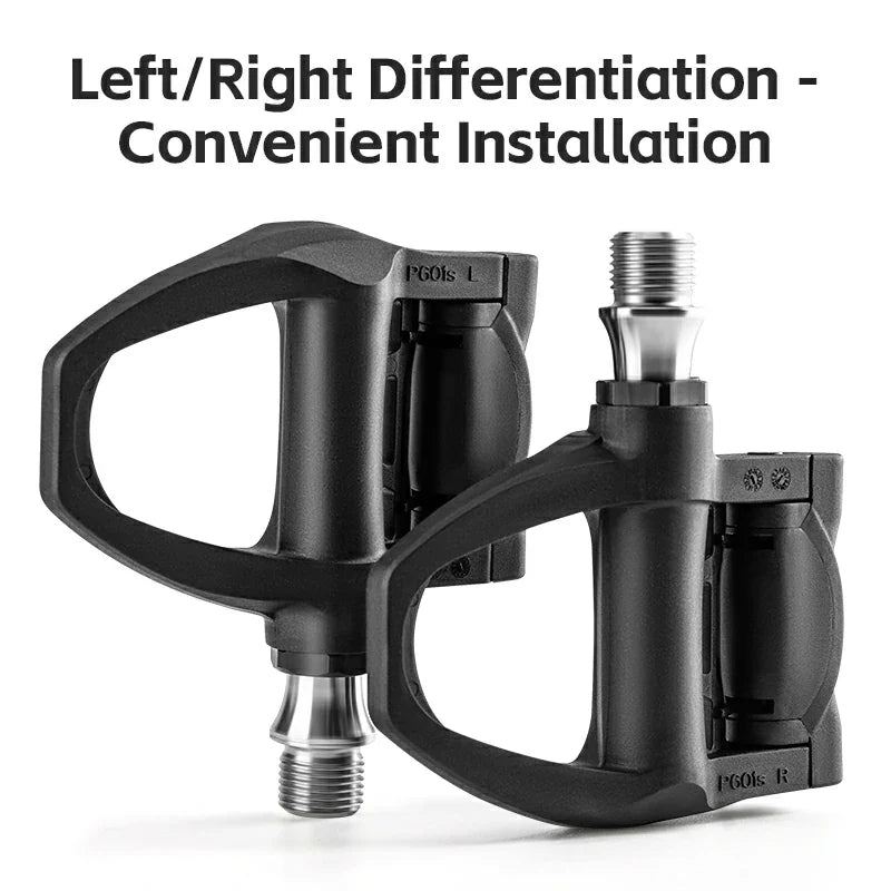 Carbon Fiber SPD Clipless Pedals for Road Bikes 9/16''