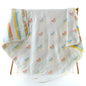 110*110cm Parent-child Baby Summer Bedding Sofa Quilt 100% Cotton Baby Blanket Child Quilt 6 Layers Muslin Swaddle for Newborns
