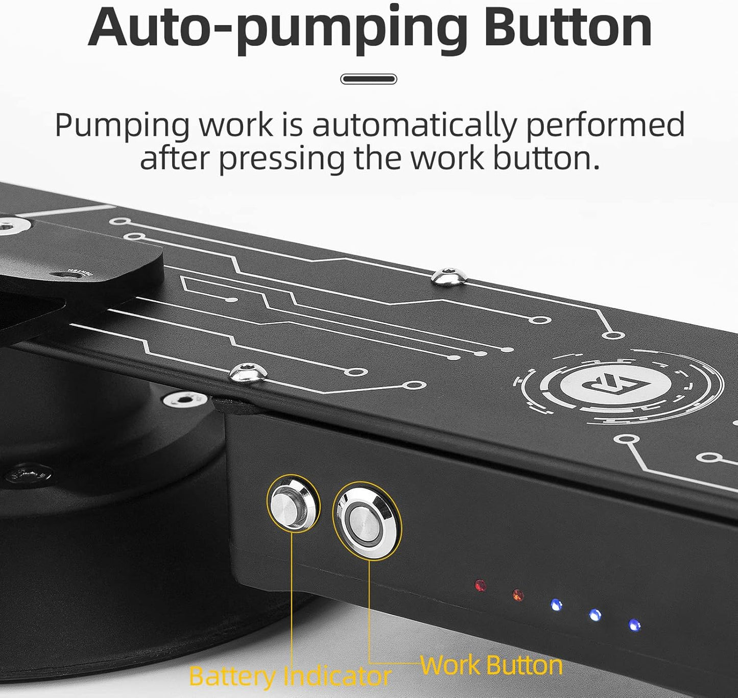 ROCKBROS Electric Suction Cup Bike Rack for 1-3 Bikes Safe Mount