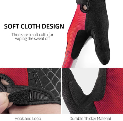 ROCKBROS Windproof Touch Screen Riding MTB Bike Gloves