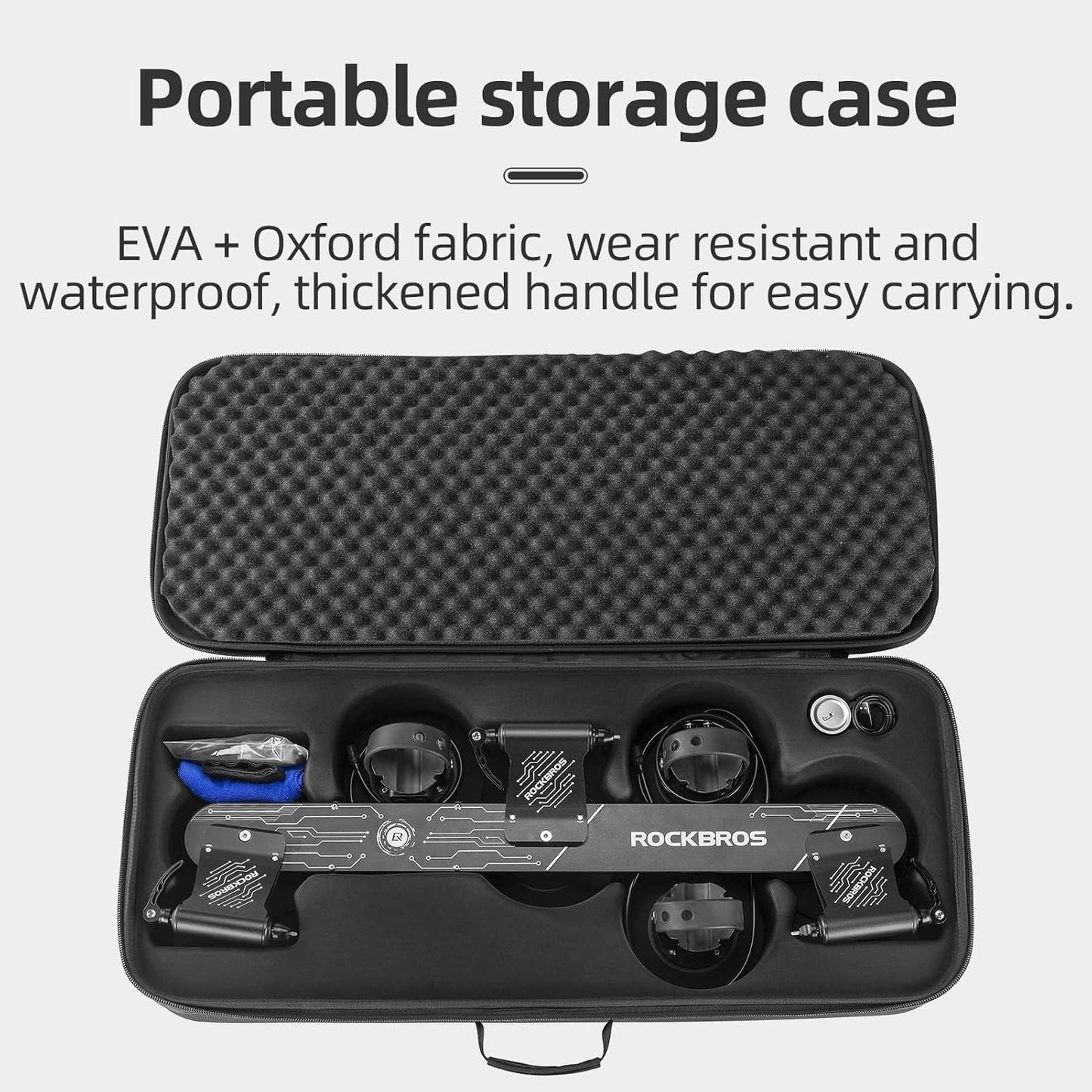 ROCKBROS Electric Suction Cup Bike Rack for 1-3 Bikes Safe Mount