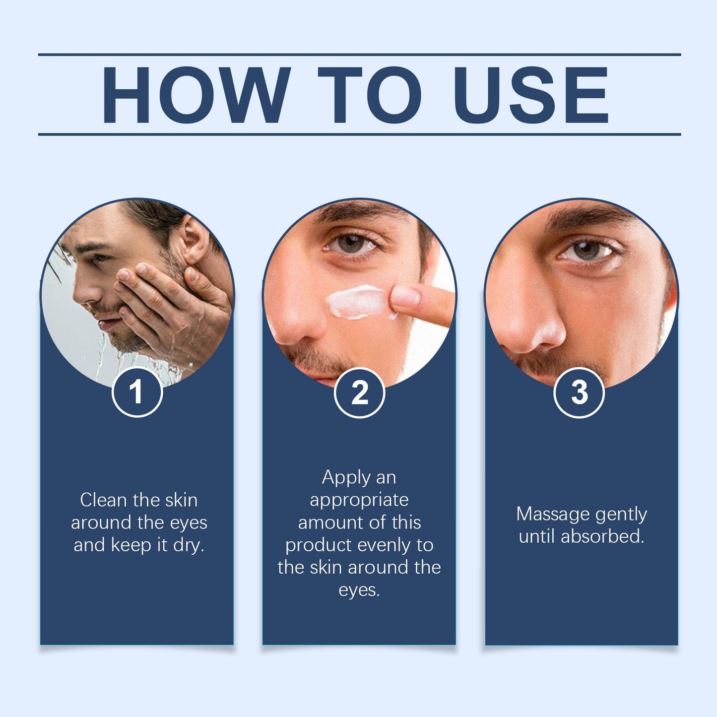 Men's Multi-Effect Light Line Eye Cream Hydrates, Reduces Eye Bags And Improves Fine Line Repair Cream