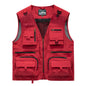 Men’s Summer Tactical Vest: 14-Pocket, Mesh, Ideal for Hiking, Fishing, Photography & Work