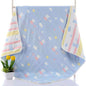 110*110cm Parent-child Baby Summer Bedding Sofa Quilt 100% Cotton Baby Blanket Child Quilt 6 Layers Muslin Swaddle for Newborns