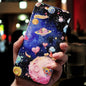 Eqvvol Cute 3D Emboss Cartoon Patterned Phone Case For iphone X 8 7 6 6S Plus Cases Soft Silicone Cover For iphone 5 5s SE Coque