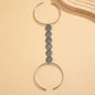 Bohemian style geometric metal arm ring Leg Chain minimalist imitation turquoise arm chain