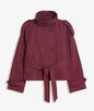 Women’s Lace-Up Waist Trench Coat