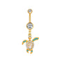 Navel Ring Creative Bat Bee Navel Buckle Navel Ring Body Piercing Jewelry