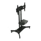 FANCO Universal Rotating TV Stand, suitable for 32-80 inch TVs, with adjustable tilt height and maximum VESA 600x400mm (black)