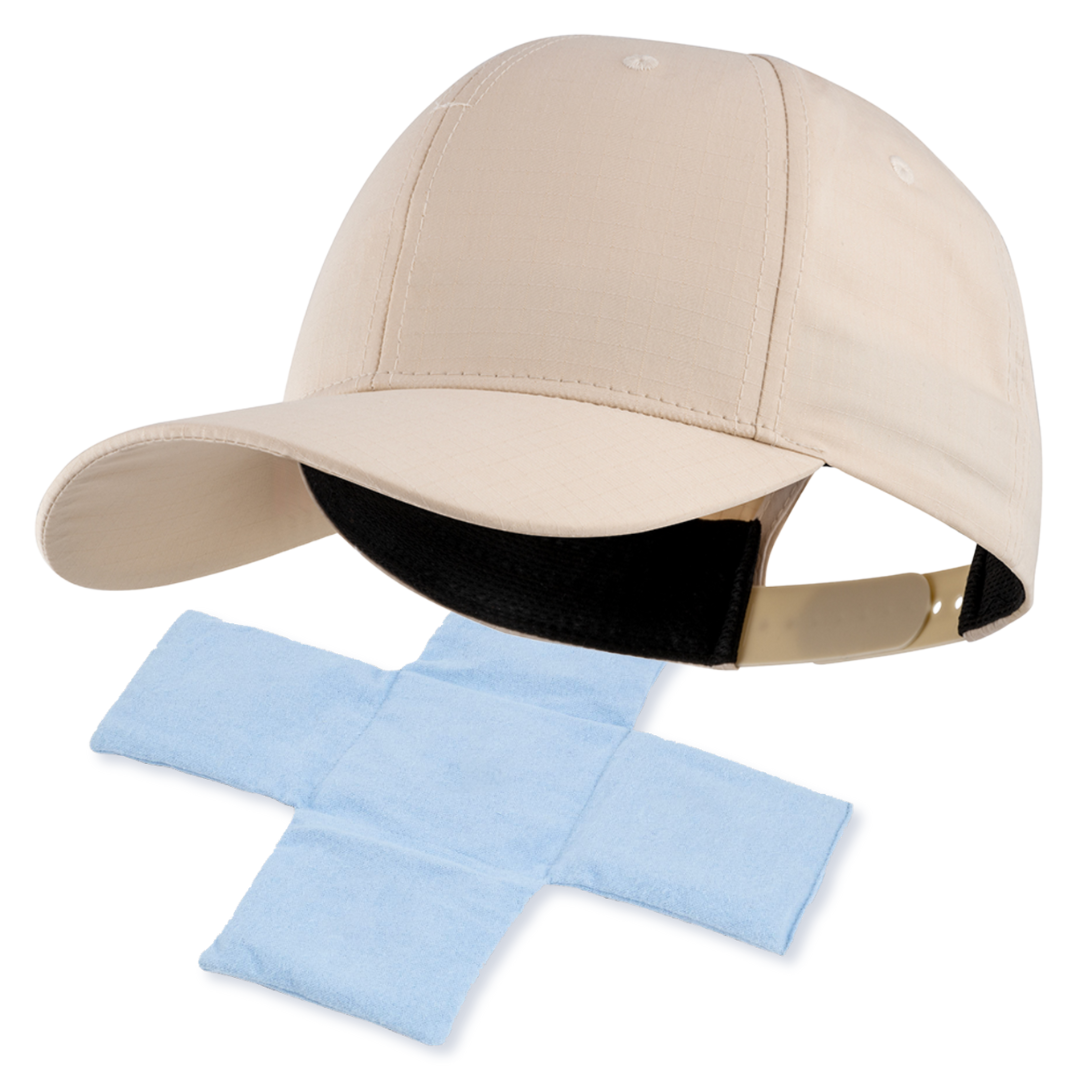 POWERCAP ICE Baseball Hat – Instant Cooling with Reusable Ice Packs UPF 50 Protection