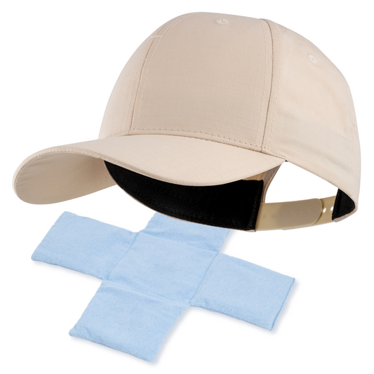 POWERCAP ICE Baseball Hat – Instant Cooling with Reusable Ice Packs UPF 50 Protection