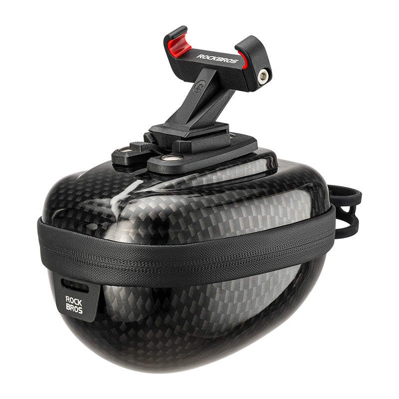 ROCKBROS 0.4L Hard Shell Bicycle Tailbag Lightweight Convenient Portable Saddle Bag