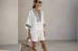 Women’s Elegant V Neck Casual Long Sleeve Top