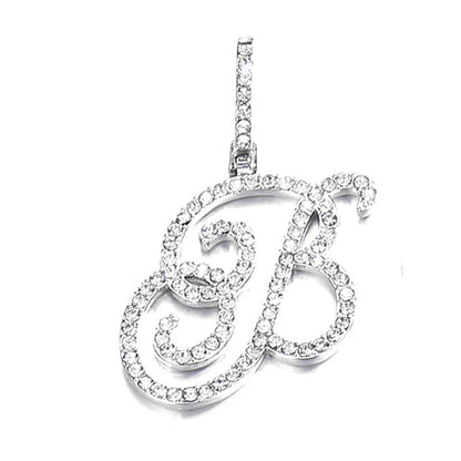 Hip hop accessories grass letter pendant melon seed buckle Cuban chain accessory