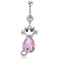 Navel Ring Creative Bat Bee Navel Buckle Navel Ring Body Piercing Jewelry