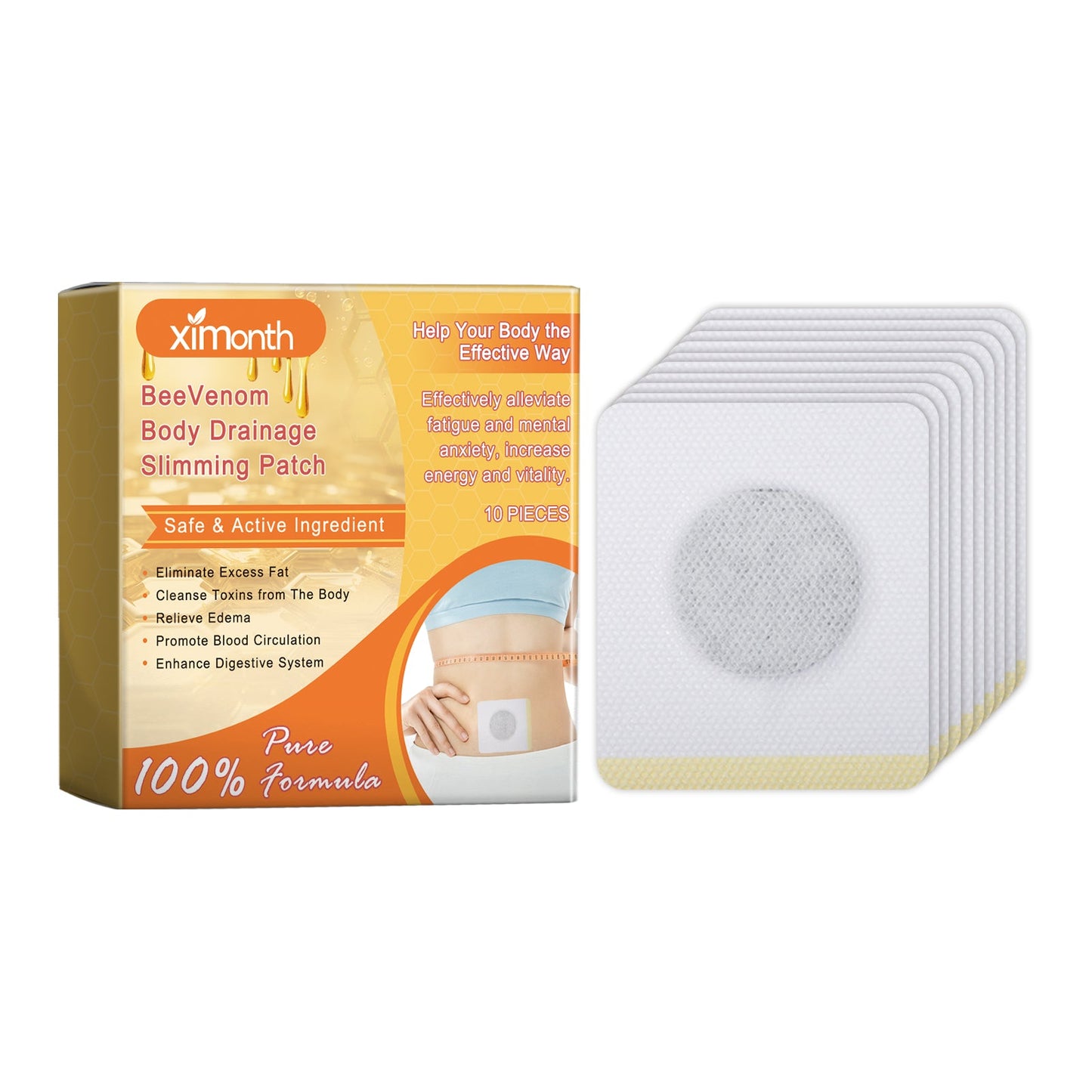 Body Shape Patch, Compact And Light Body Shape Slimming Belly Belly Patch