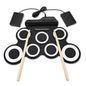 G3002 Portable Silicone 7 Pad Hand Roll Digital Drum Kit