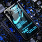 Sport Call Light Case For iPhone 12 11 Pro Max 8 7 6 6S Plus LED Case Tempered Glass Coque Flash Cover For iPhone X XS MAX XR SE