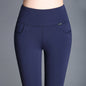 High Waist Velvet Padded Leggings for Women