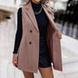 🖤 Women’s Sleeveless Blazer Vest – Trendy Business Casual