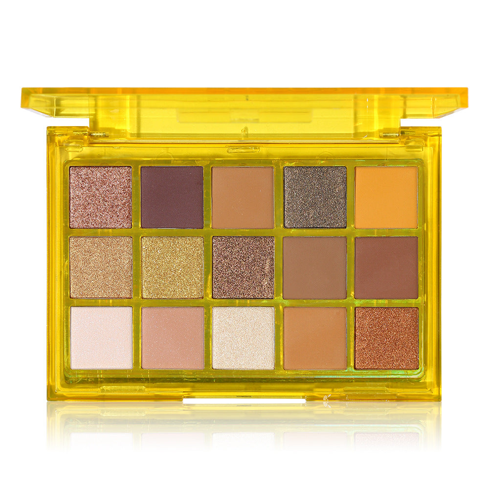 Ucanbe Sweetheart Party 15 Color Eyeshadow Palette Glitter Pearl Matte Color Export Makeup Palette