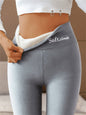 Women’s Fleece-Lined High-Waist Shark Leggings
