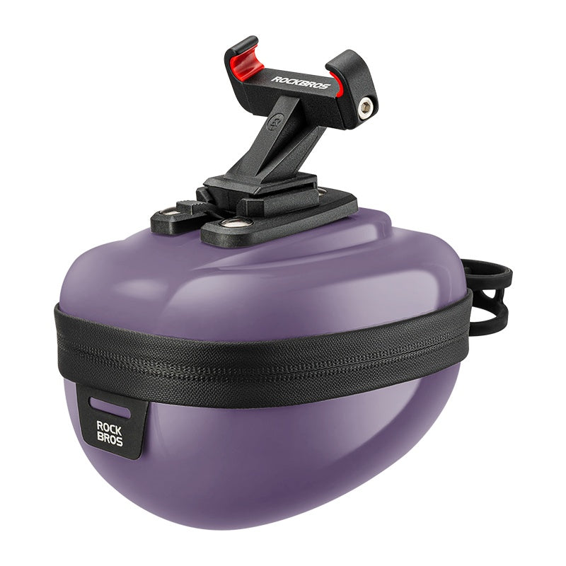 ROCKBROS 0.4L Hard Shell Bicycle Tailbag Lightweight Convenient Portable Saddle Bag