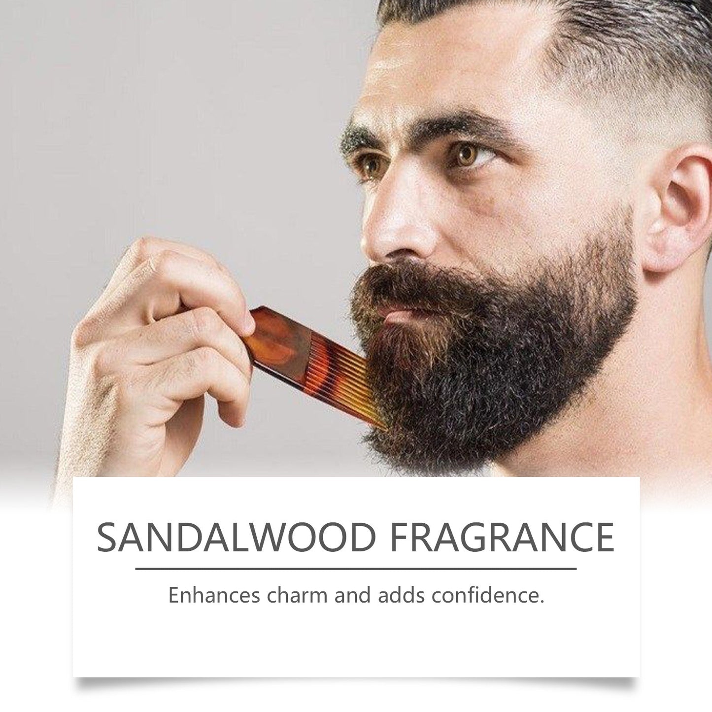 Men's Beard Care Cream Sandalwood Ingredients For Beard Care For Men With A Variety Of Skin Types