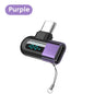 TG adapter 6A intelligent digital display supports 120W fast charging data cable, USB 2.0 port, Type-C adapter