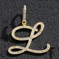 Hip hop accessories grass letter pendant melon seed buckle Cuban chain accessory
