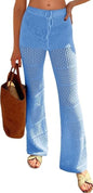🌴 Boho Crochet Knit Beach Cover-Up Pants