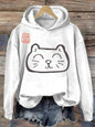 Women’s 3D Digital Print Hoodie – Casual Graphic Sweatshirt