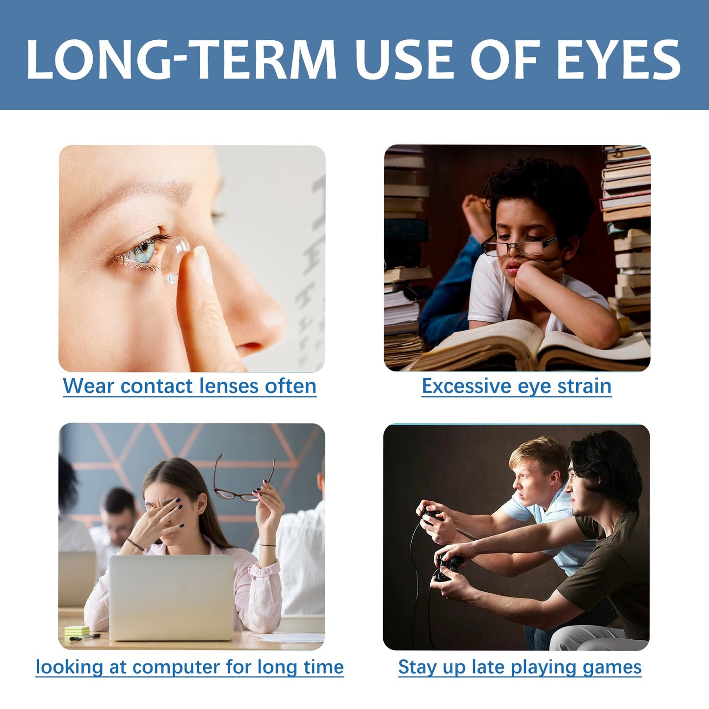 Myopia Reversal Eye Drops, Relieve Eye Discomfort Repair Eye Fatigue And Dry Eye Moisturizing Lotion