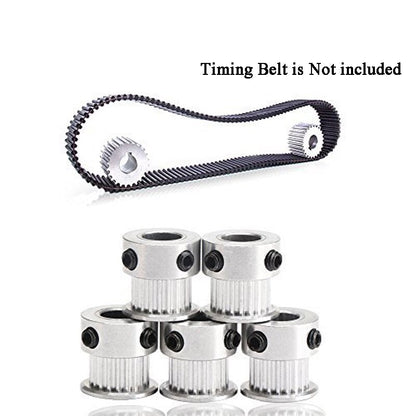1Pcs GT2 Pulley 30 36 40 60 Tooth 60T 5mm Bore GT2 Timing Pulley for Reprap 3D Printer Parts gt2 pulley 60 teeth