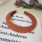 Candy colored velvet with wide edge sponge headband flocking
