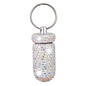 Car Storage Box Bottle Bling Organizer Pill Box Automobile Accessories For Car Interior / Hanging With Key Ring