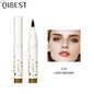 QIBEST Freckle Pen Natural Simulation Freckle Pen Color Development Waterproof Easy To Color Do Not Take Off Makeup Spot Pen Eyeliner