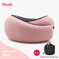 Memory Foam Neck Travel Pillow: Soft, 360° Head Support, for Home, Plane & Car