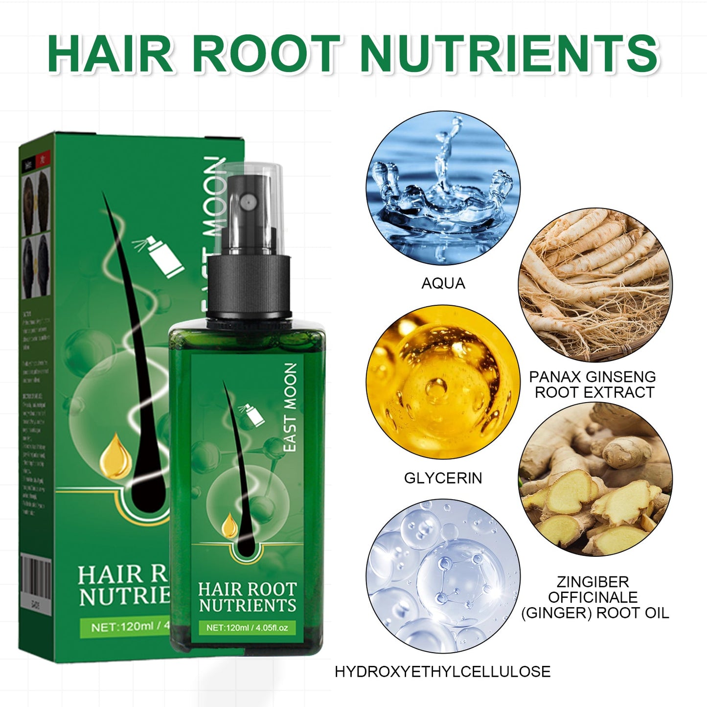 Men's Hair Serum For Hair Stabilization Nourishes And Nourishes Your Hairline