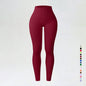 Threaded autumn and winter yoga pants seamless fitness pants high waisted sports yoga clothes leggings