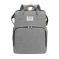 Portable Foldable Bed Mommy Bag For Going Out Lightweight And Large Capacity Mother And Baby Bag Backpack