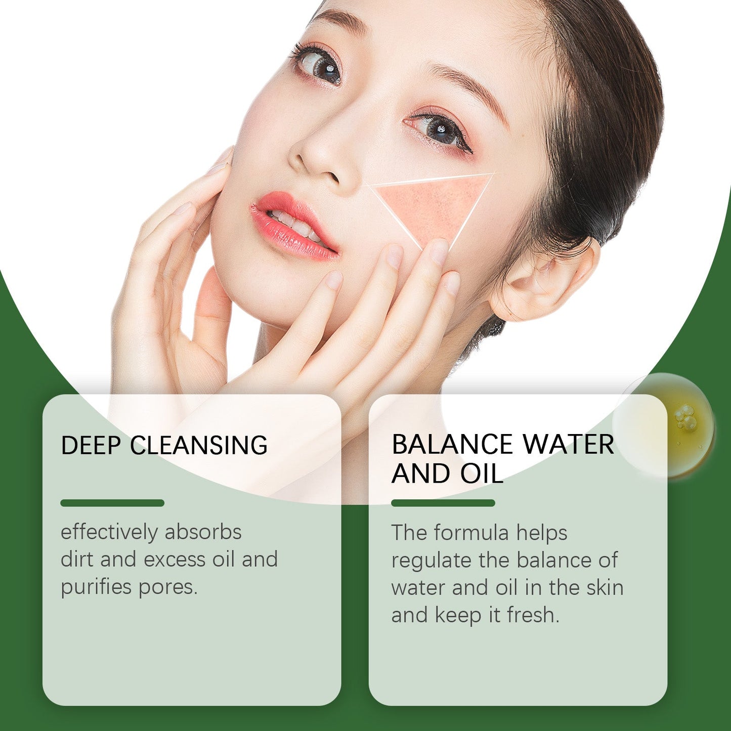 Charcoal Facial Cleanser Cleans Facial Skin From Oil And Dirt, Keeps Moisturizing, Refreshing And Oil Controlling