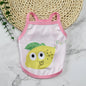 Pet supplies pet clothes cute fruit camisoles tank tops breathable pet sunscreen mosquito and insect repellent products