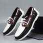 Casual Summer Men's Belted British Style Versatile Loafer Breathable Leisure Work Commuting Lazy Shoes
