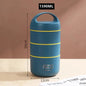 1240ML/1590ML Large Capacity Stainless Steel 304 Lunch Box Leak-Proof Multi layer Thermal Bento Box Adult Student Food Container