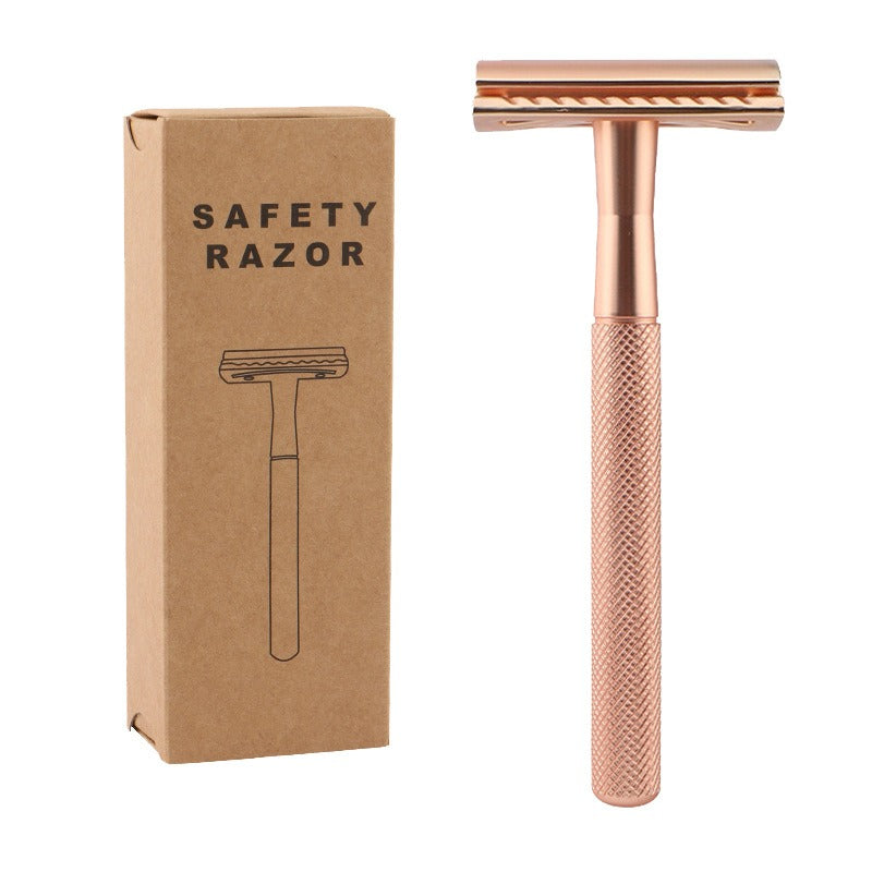 Old style shaver, manual shaver, double-sided blade shaver, safety blade holder, shaver