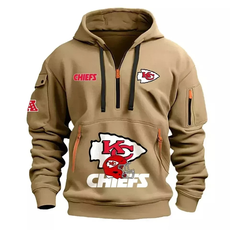 Men's Amazon Multi Pocket Zipper Hoodie