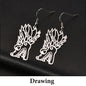 DIY Cutsom Drawing Art Necklaces Personalized Stainless Steel Kids Artwork Logol Pendant Jewelry Gifts for Family Children