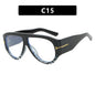 T-shaped large frame sunglasses, pilot's toad fashion cross-border sunglasses, personalized women's sunglasses