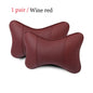 1 pair Luxury Linen material car headrest pillow Unisex Breathable Auto Neck Rest Headrest Cushion Pillows 4 seasons Universal